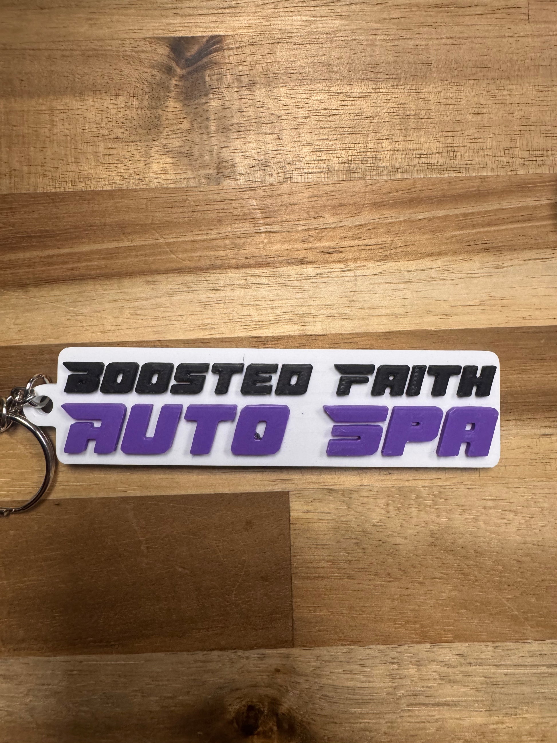 Boosted Faith keychain